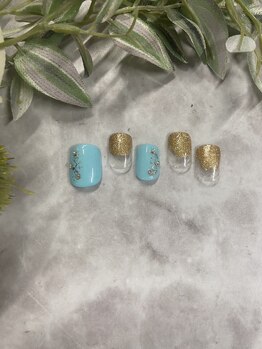 ネイルサロン ネイルクク(Nail KUKU)/3月フット6050