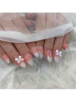 リンドネイル バイ モカ アンド ララ(Lind nail by moca and LaLa)/チークネイル