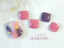 ラグジュアリーネイル ハローズ(HAROSE)/フットマンスリージェルコース