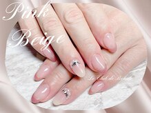 ル クラブ ド ボーテ 練馬/ピンクベージュ上品ネイル☆