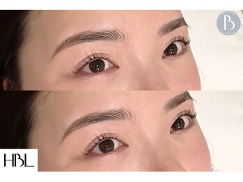 ロミエール 南草津店(LOMIERE)の写真/【パリジェンヌラッシュリフト/ハリウッドブロウ】眉毛とまつげ同時施術可能◎自然で上品な目元を演出★