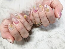シュガーネイル(sugar nail)の雰囲気(持ち込み7,700円のデザイン例。カラー200色以上有り)