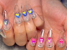 モルフォ 千駄ヶ谷(Morpho)/クリアロングポップネイル