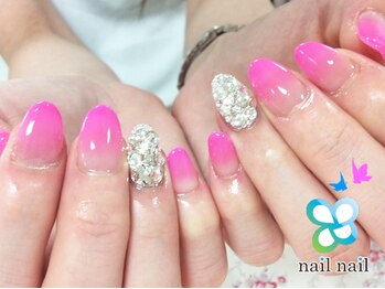 ネイルネイル 南森町店(nailnail)/深爪→スカルプ(After)♪