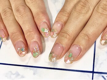 ティーエス ネイル ガーデン(T.S Nail Garden)/シェルフレンチ