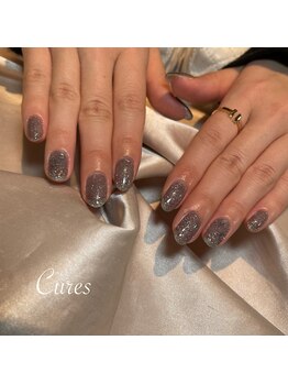 キュアーズ ネイル(CURES NAIL)/ブラッククリアラメ