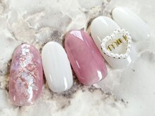 トータルビューティ ノイド(Noid)/ワンカラー×氷ネイル2本