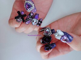 パープル詰め込み