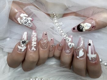 モカ 心斎橋(moca by Lee)/【Nanako】キャラクターネイル