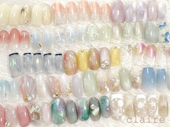 クレール(claire)の写真/【当サロン人気No.1アートコース★】周りと差がつく最旬デザインを豊富に取り揃え♪ネイル初心者さんにも◎