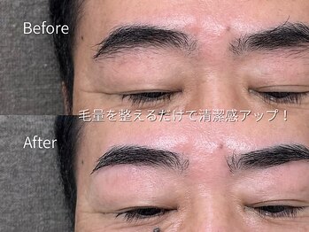 クラッシーブロウ 浦添/メンズ眉毛WAX &毛量調整★