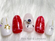 リラ(RIRA)/クリスマスネイル×チェック