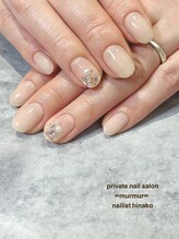 プライベート ネイルサロン マーマ(murmur)/ストーンキラキラネイル