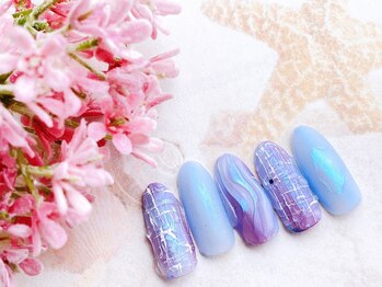 ネイルサロン&スクール ジーナ(GINA)/ぷっくりチェックネイル