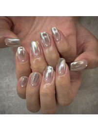 2024秋ネイル【ミラーネイル】