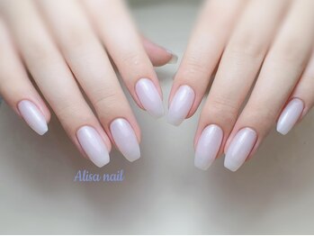 アリサネイル(ALISA NAIL)の写真/《自爪に優しい☆フィルイン導入》自爪を大切にしながらどの角度から見ても美しいフォルムに仕上げます♪