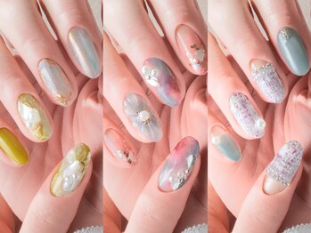 ディーバ 横浜店(Diva)の写真/ワンカラーから10本デザインまで幅広くご用意。 自由にオーダーできるコース～選びやすい定額コースまで◎