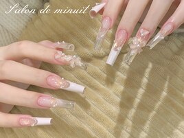 ちゅるん透明感ネイル