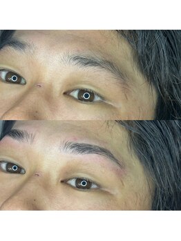 ボスブロウ 藤が丘駅前店(BOSS BROW)/ 【メンズ眉毛】　before　after