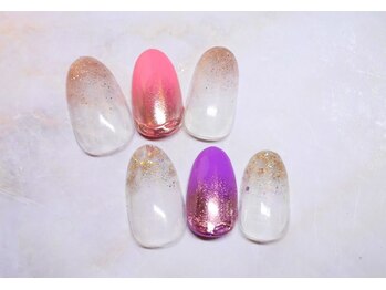 ネイルサロン ブリオン(Nail Salon Bullion)/ニュアンスミラーグラデ
