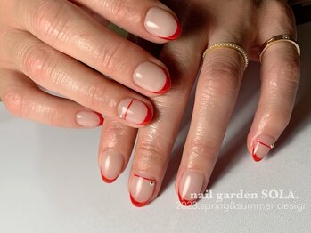 ソラ(SOLA.)/モード系赤フレンチ