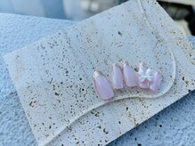 テテネイル(tete.nail)/可憐フレンチ×BIGリボン