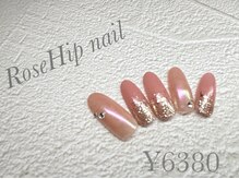 ローズヒップ(Rose Hip)/パラジェル3月特別ネイル6380円
