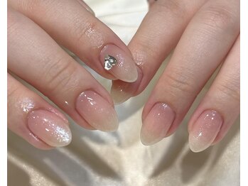 ララアンジュ(LaLa-Ange)/白ラメグラデーション