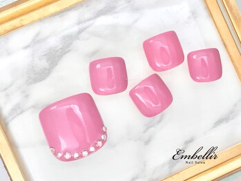 アンベリール 横浜店(Embellir)/(676)ラインストーンネイル