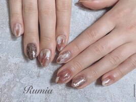 カフェラテネイル