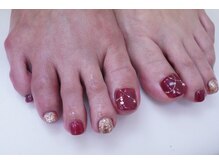 プチリリィ(Petit Lily)/フットに人気の赤をアレンジして