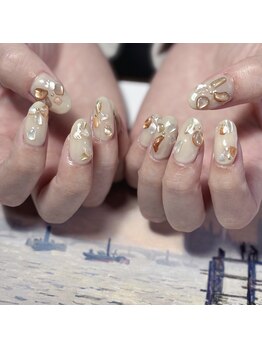 プリュネ(Prune)/シェル/花/シンプル