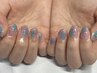 【ハンド】塗りかけニュアンス☆6980円