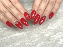 ジュリネイル(JULIE NAIL)/ワンカラー×ストーン