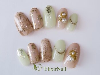 エリクサーネイル 長堀橋(Elixir Nail)/定額cやり放題/ クーポン使用