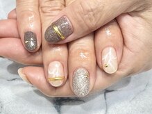 クォーターリゾートネイル(QUARTER RESORT nail)/タイダイネイル☆