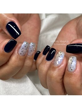 トータルビューティーローズ(Rose)/夜空ネイル