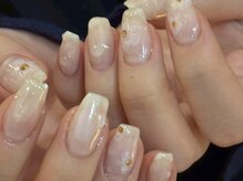 ラクエ(Laque)/ホワイトネイル ニュアンスお花