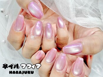 ネイルマフィア 原宿(NAIL MAFIA)の写真/【ラメグラ・ワンカラー¥5500♪】シンプルで可愛いお爪をお作りします♪オフィスネイルも◎【原宿】