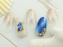 ネイルズガッシュ 武蔵小山店(NAILsGUSH)/＊シャイニーラピスラズリ＊