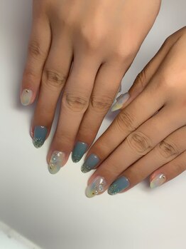 キャプラスネイル プリマ/夏ネイル