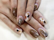 ラビング(Loving)/秋のシェルネイル