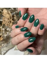 ナナズネイル 西小倉店(NANA's Nail)/深みグリーン by nana 