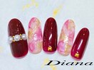 定額ネイル　6,980円　A‐056