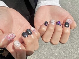 色鉛筆ネイル