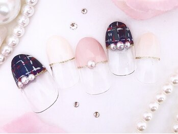 ティアラリュクス ネイル 新浦安店/持ち込み・お任せ例　9000円