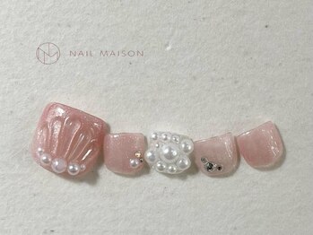 ネイルメゾン 梅田(NAIL MAISON)/マーメイドぷっくりパール