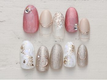 ネイルミックス イオンモール水戸内原店(Nail Mix)の写真/【6490円★カスタムコース(60分) 】最新デザインを組み合わせて「自分らしさ」を表現できる◎/水戸内原