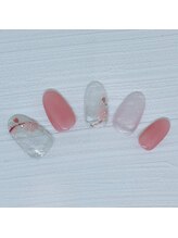 ネイルベース ネイル ケア サロン ミウラ(miura)/４月定額アート★