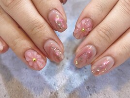 お花のぷっくりデザイン♪
